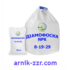 Добриво діамофоска NPK 8:19:29 (біг-бег 900 кг), 1 т.