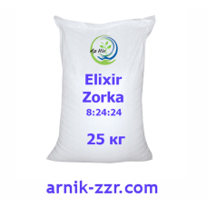 Добриво Elixir Zorka NPK 8:24:24, міш. 25 кг