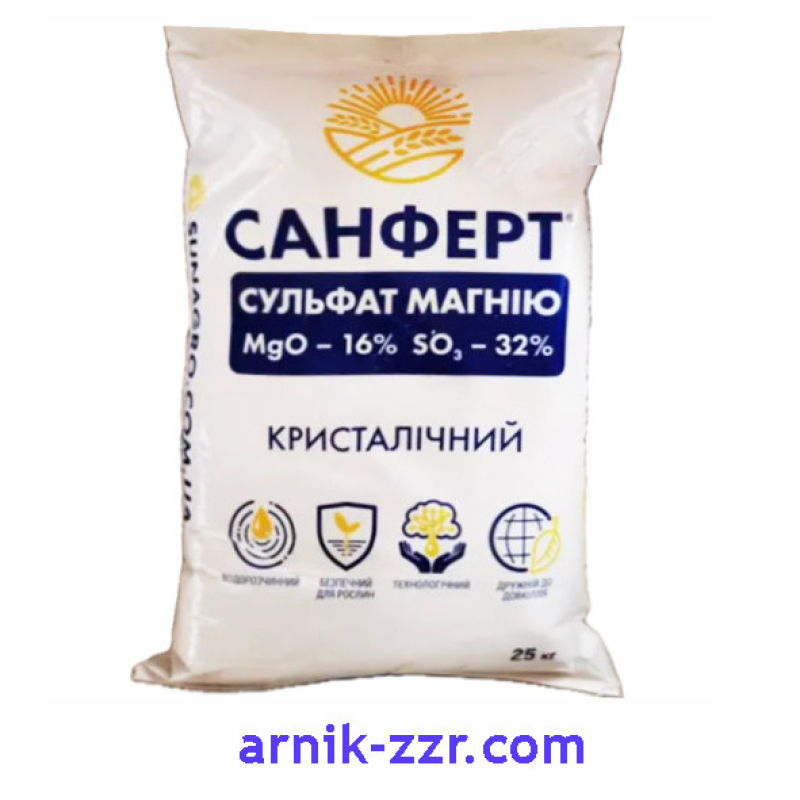 Сульфат магнію 25 кг, оригінал Сульфат магнію 25 кг, оригінал