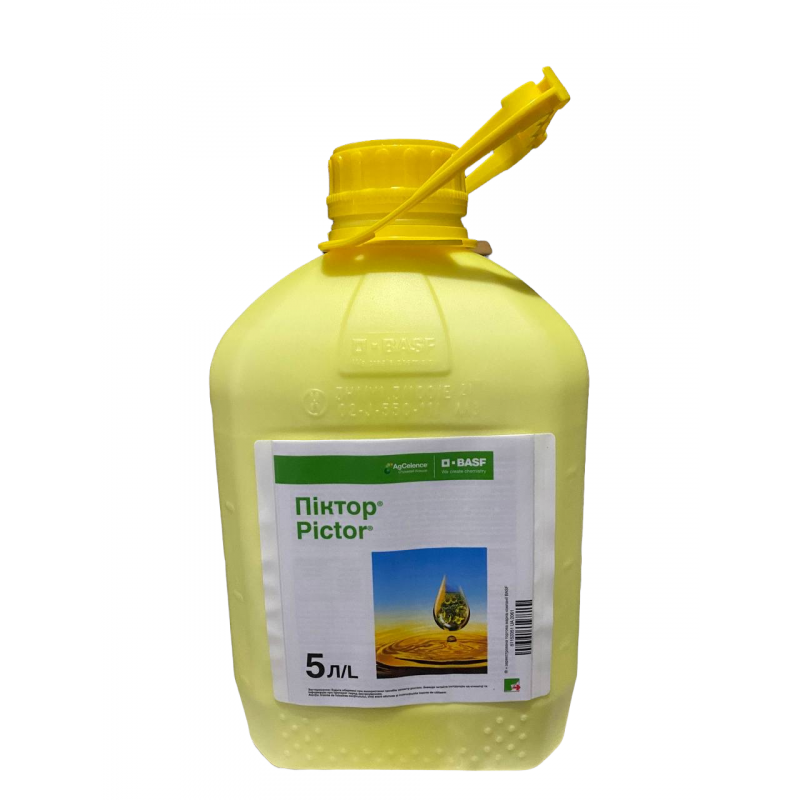 Фунгіцид ПІКТОР BASF, 5 л. по соняшнику, по ріпаку